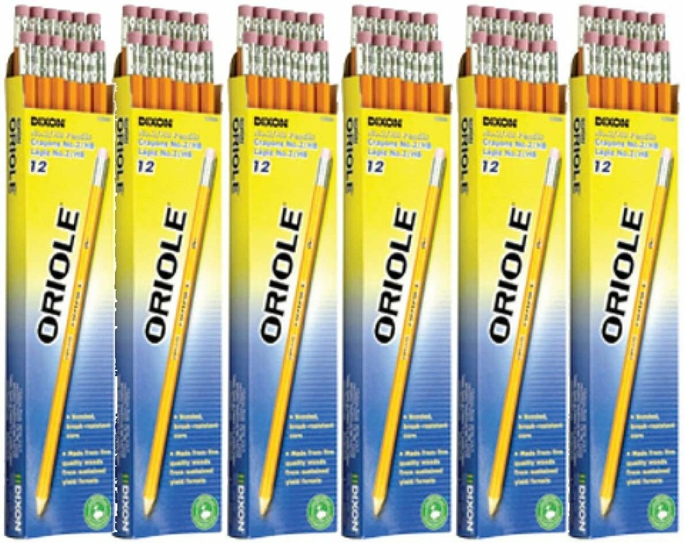 Oriole #2 Pre-Sharpened Pencils (72 Ct)