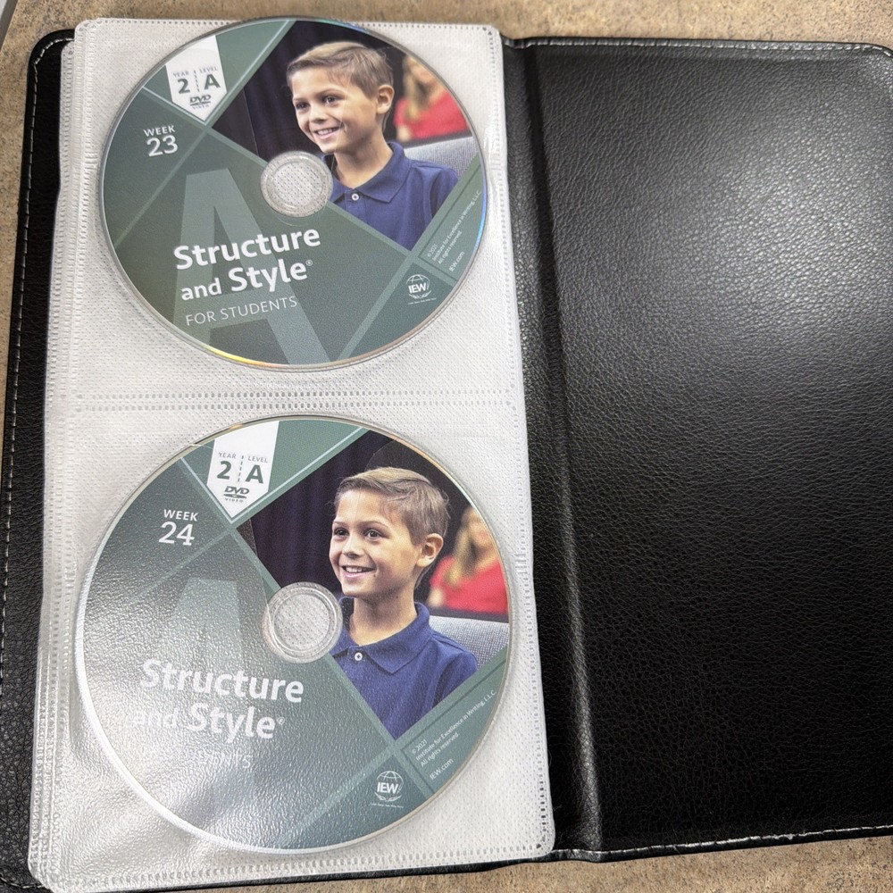 IEW Structure and Style for Students: Year 2 Level A - 24 Week DVD Set
