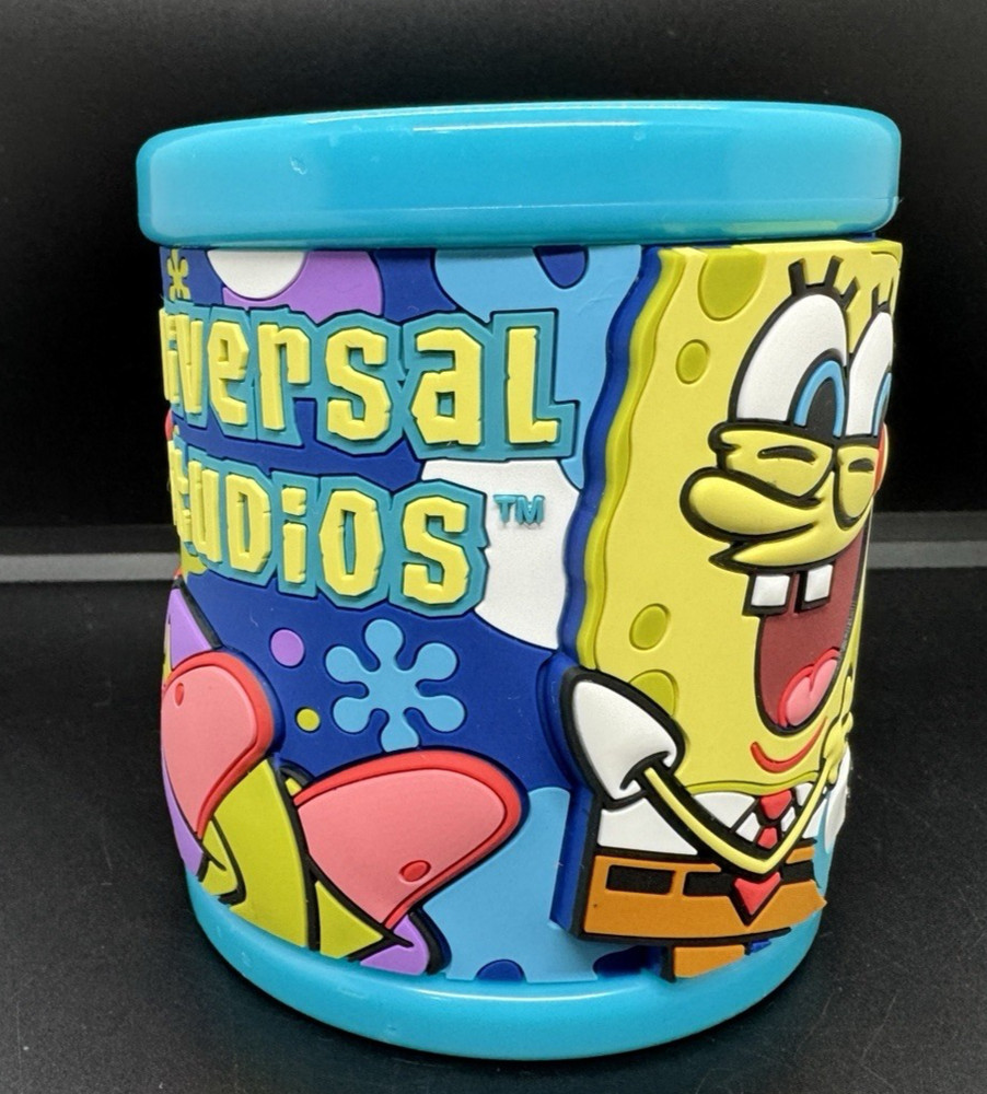 Universal Studios Spongebob Kids Plastic Drinking Mug Cup JOHN Name