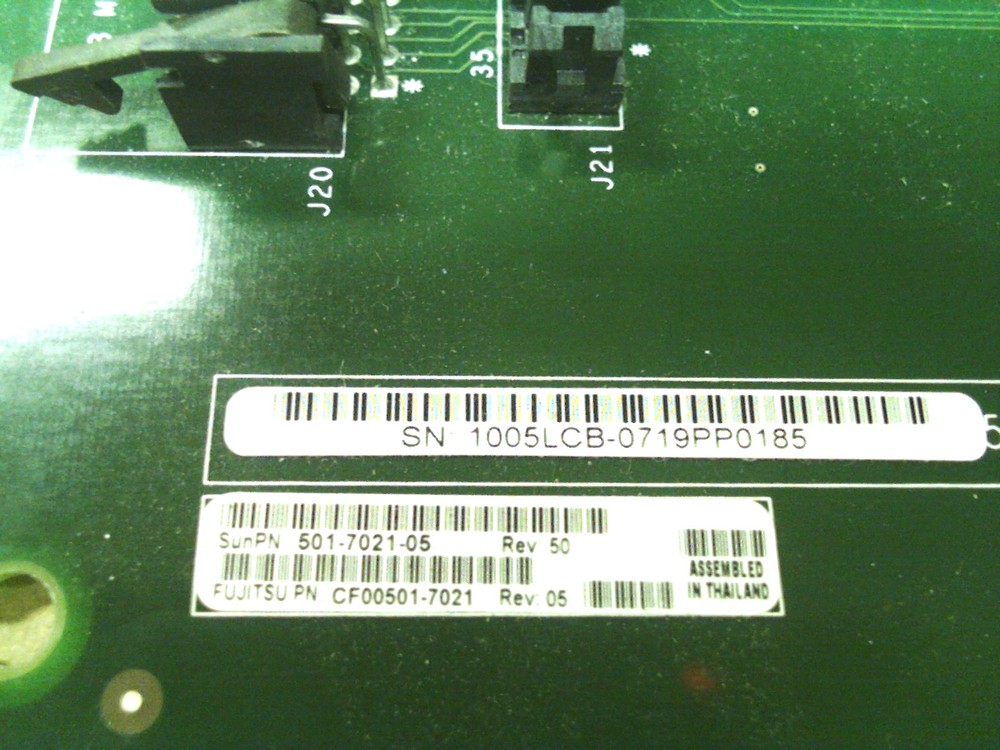 Sun Microsystems T2000 Power Distribution Board 501-7021