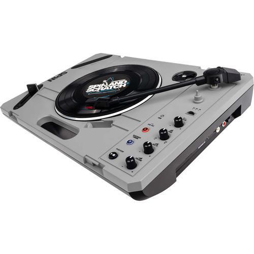 Reloop Spin Portable Turntable with Scratch Vinyl