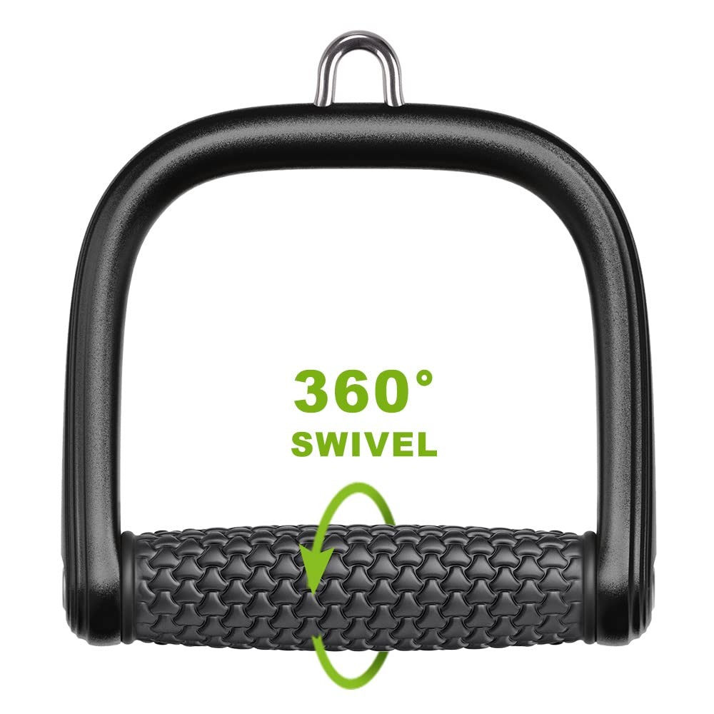 D Handle Cable Attachment, Cable Machine Handles, Non-Slip and Comfortable, S...