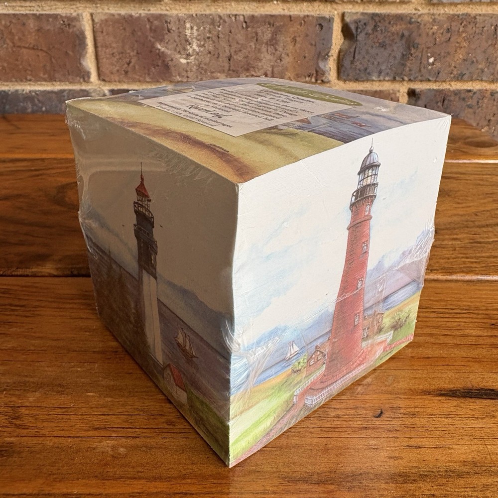 Vintage Note Cube Lighthouse Quartet By Wendy Wagner 700 Sheets 3.5x3.5”