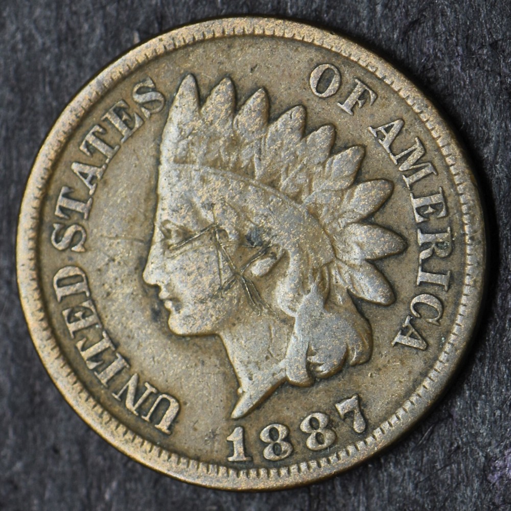 1887 Indian Head Cent 1C - COINGIANTS -