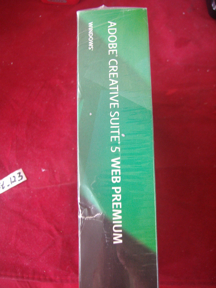 Adobe Creative Suite 5 CS5 WEB Premium For Windows Full Retail =SEALED BOX=