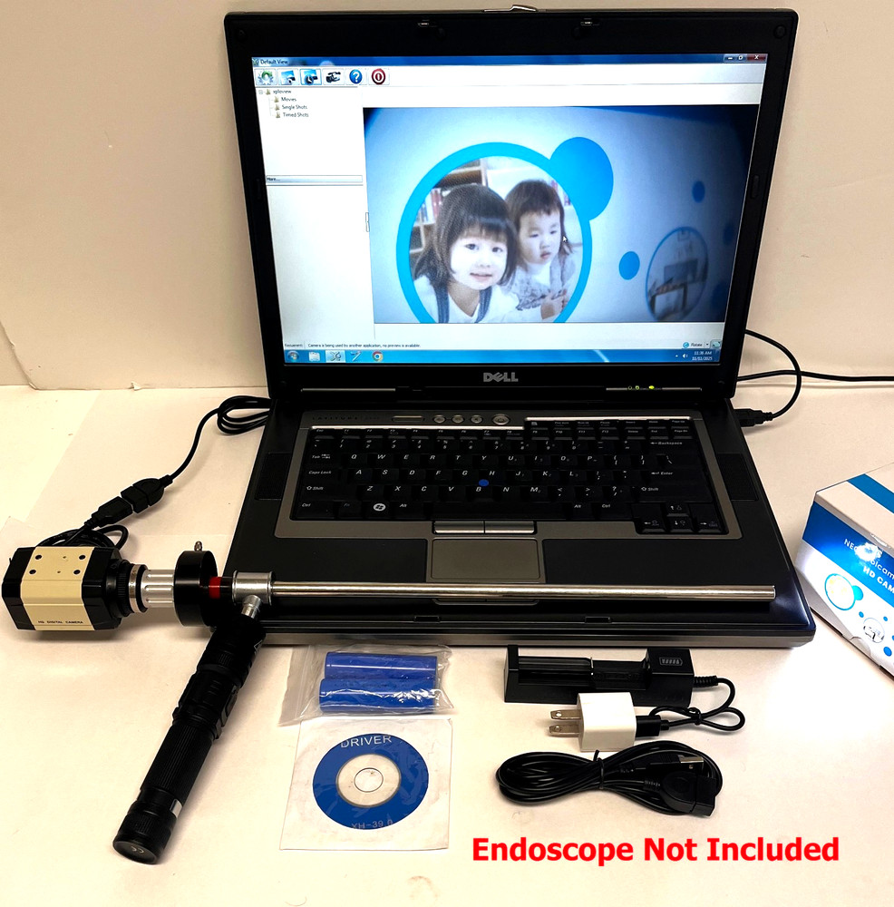 Rigid Endoscope HD 4K 8MP USB Video Camera Head+Coupler+Light Source+PC; Dyonics