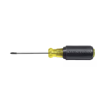 Klein Tools 603-3 General Purpose Phillips Screwdriver #1 Round