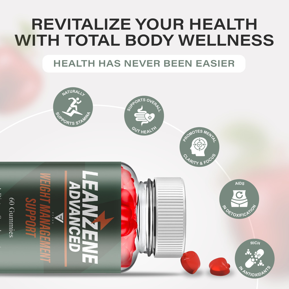 (3 Pack) Leanzene Weight Management, Leanzene Advanced Formula (180 Gummies)