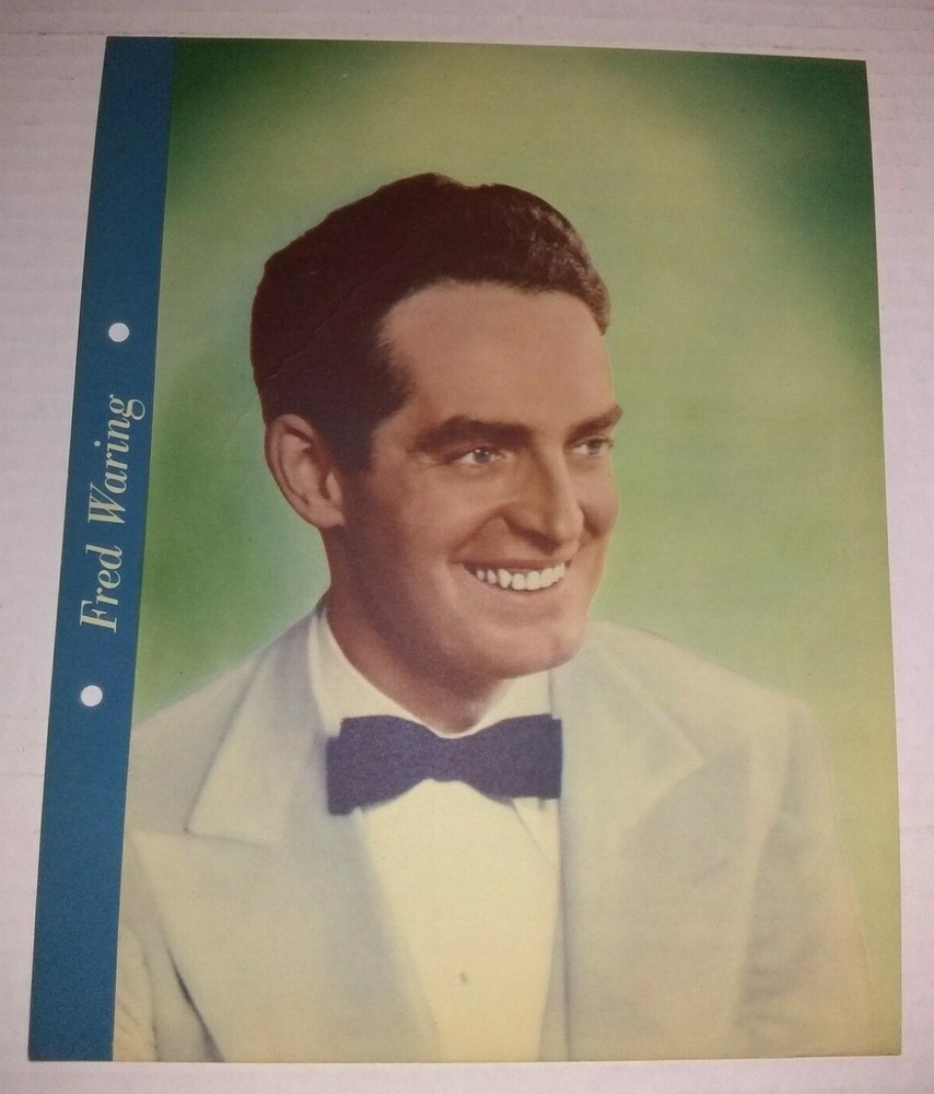 Vintage Dixie Ice Cream Premium Fred Waring