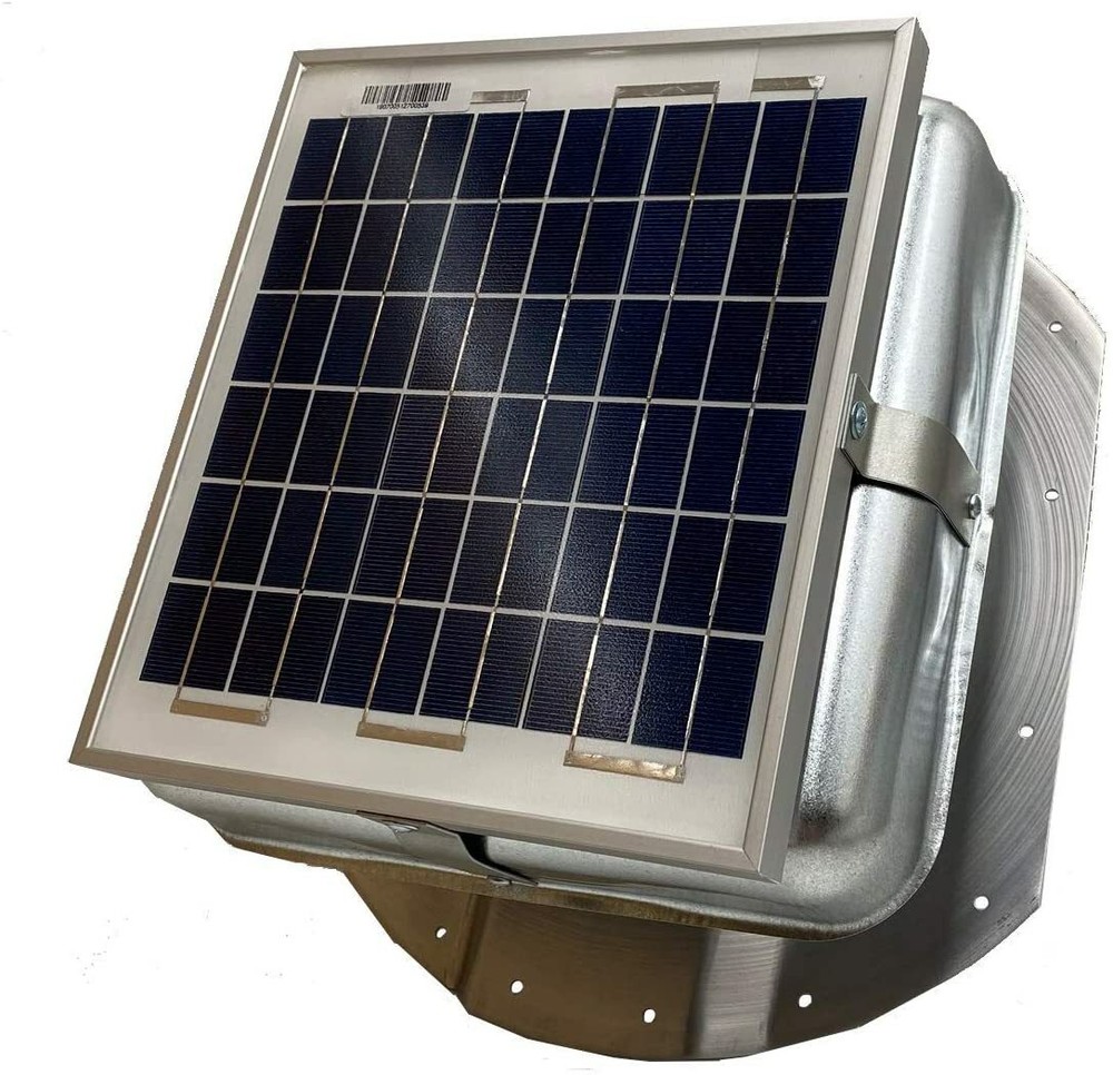 Solar Mega RoofBlaster for Conex Containers 5W panel Galvanized for 3.5" ribs
