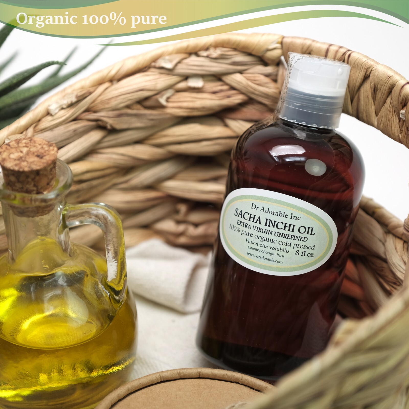 Sacha Inchi Carrier Oil Extra Virgin Unrefined Pure Organic Fresh Cold Pressed