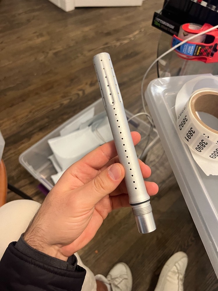 Freak Paintball Barrel TIp Silver