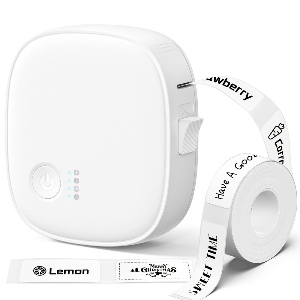 Portable Mini Label Maker Machine With Tape, Wireless Thermal Label Maker