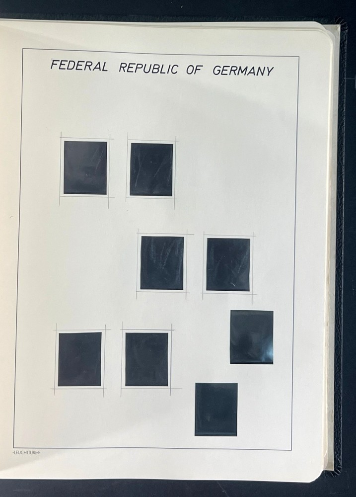 Federal Republic of Germany Lighthouse Leuchtturm Album 1949-1956 ZAYIX