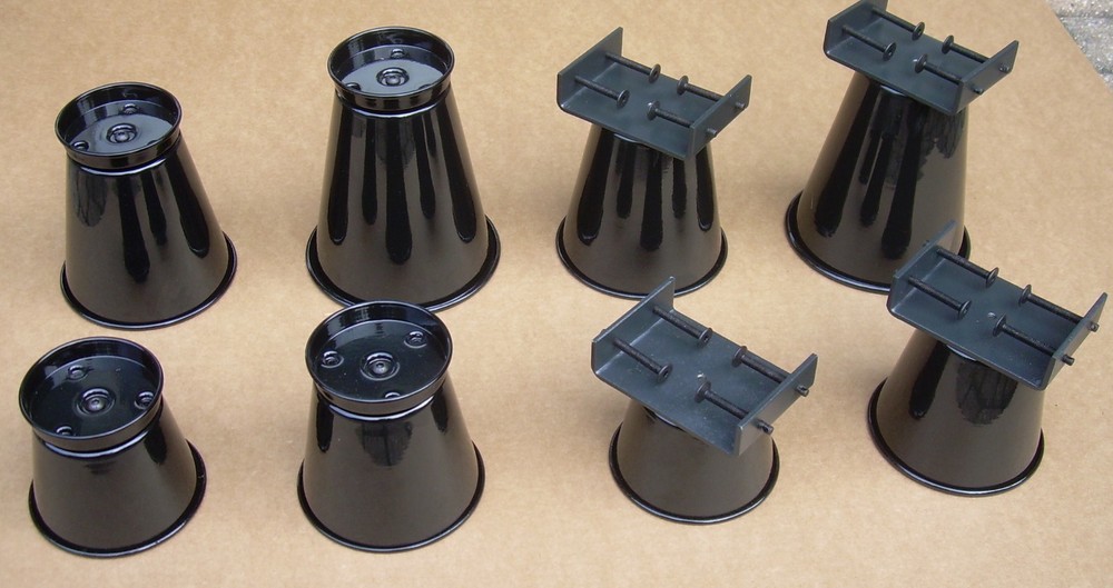 A Pair (2) of Steel Bed Risers
