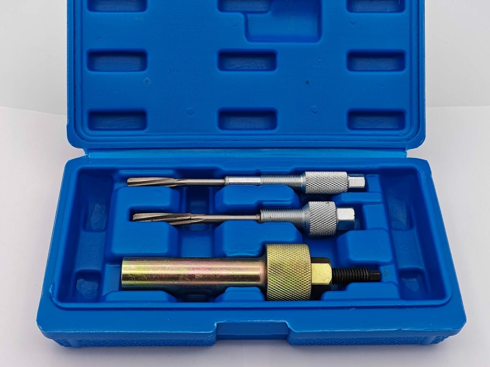Glow Plug Puller Reamer Set Electrodes Removal Extracting Plugs Tool For Benz