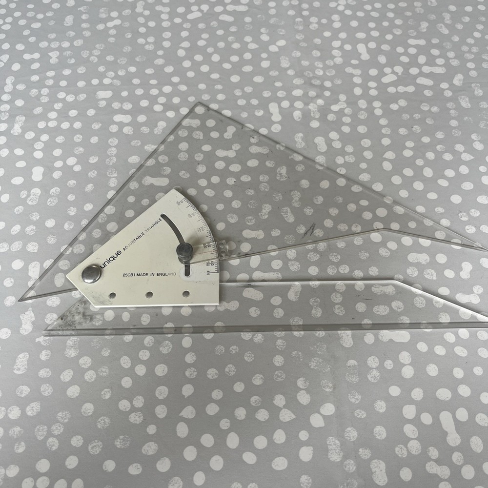 Angle line ruler  25CB Unique Adjustable  Triangle Rule Measure technical used