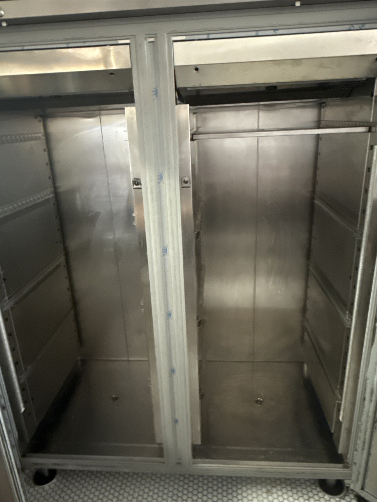 Omcan USA 45232 Stagionello Free-Standing Meat Curing Cabinet, Two Section Gl...