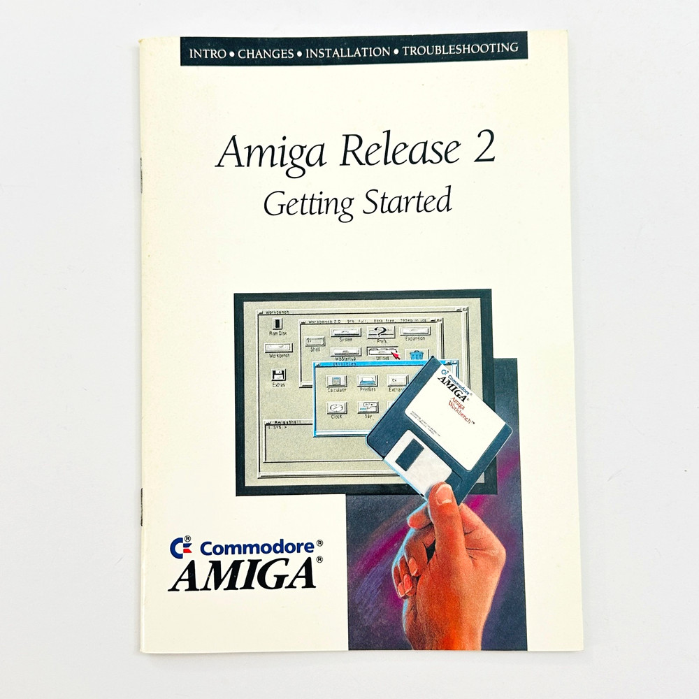 Commodore Amiga Release 2 Getting Started Manual 1991