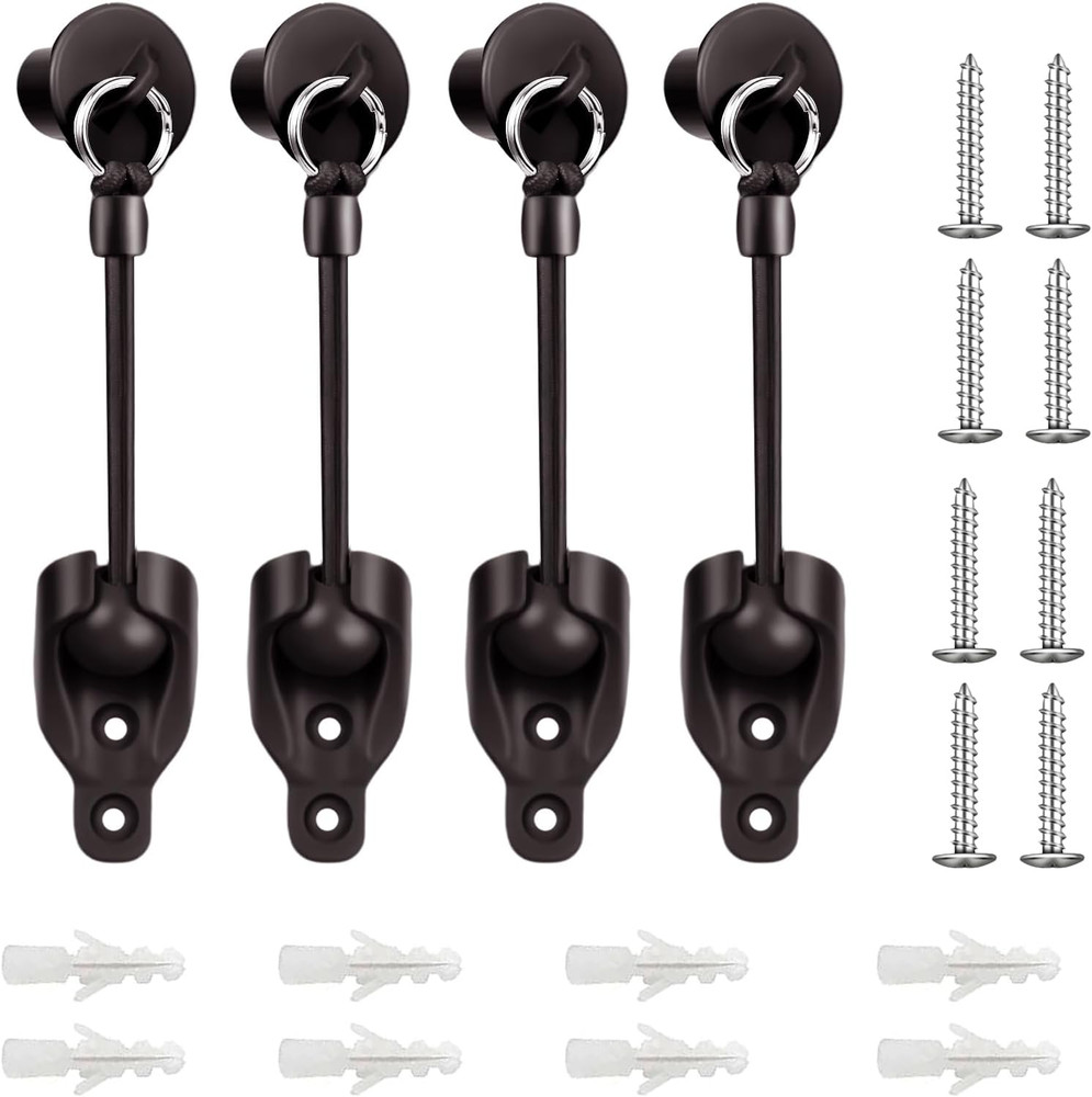 Coolaroo Replacement Roller Shade Hardware Bungee Kit EndCap TieDowns Outdr Set1