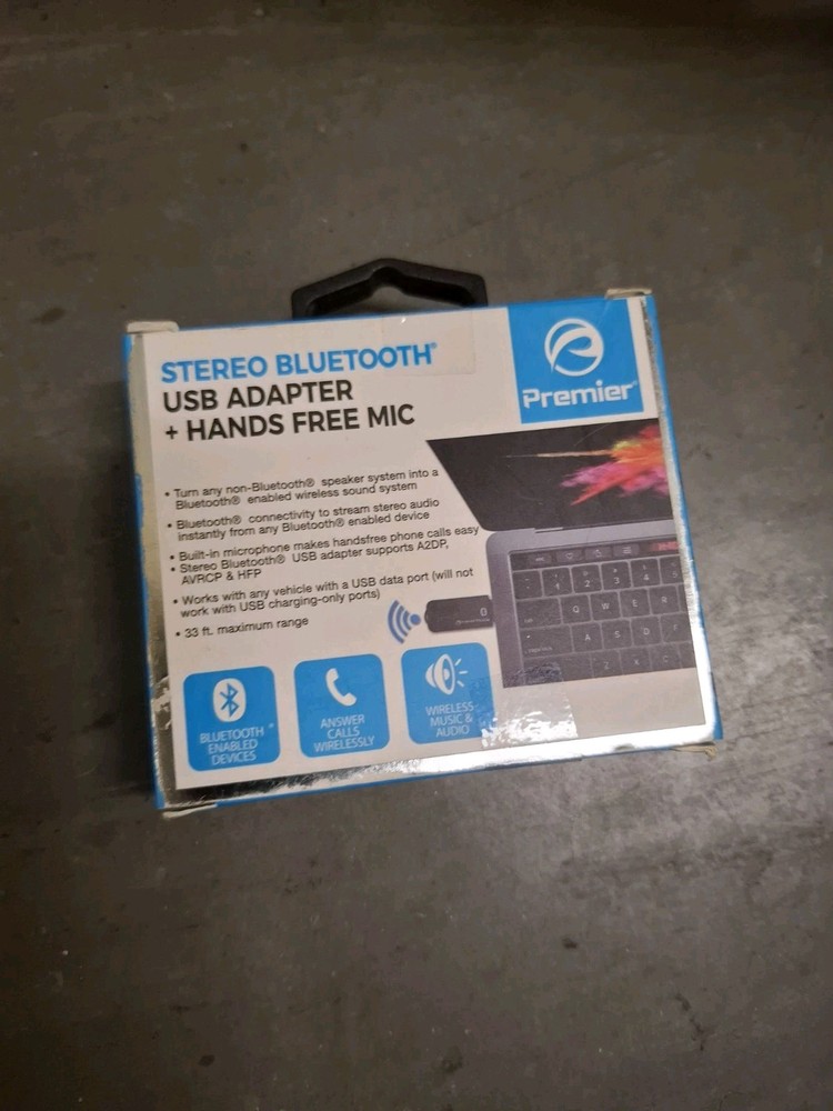 USB Bluetooth Car FM Transmitter Aux Stereo Audio Receiver Adapter