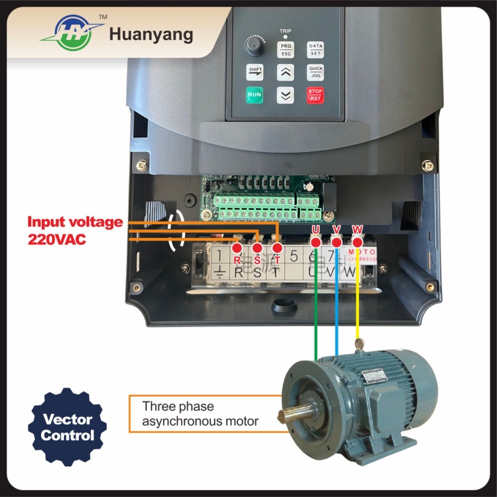 VFD 220V 20HP 15KW Vector Control Variable Frequency Drive Inverter motor CNC