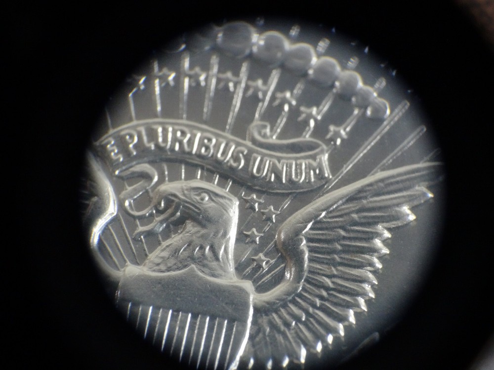1964 US Mint Proof Set Type 1 Reverse Kennedy Half Dollar Variety Broken Rays