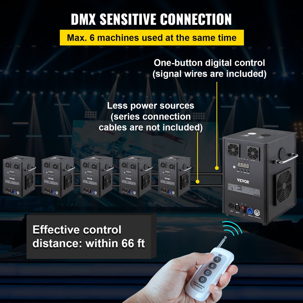 4PCS 700W Large Cold Spark Firework Machine Stage Effect DMX Machine Party Show