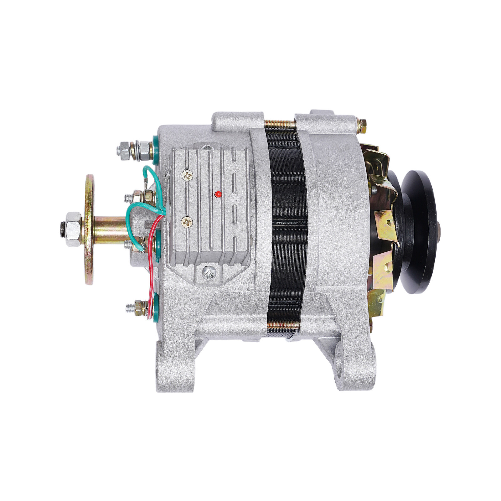 1KW PMA Permanent Magnet Generator AC Brushless Low Rpm Alternator Double Wheel