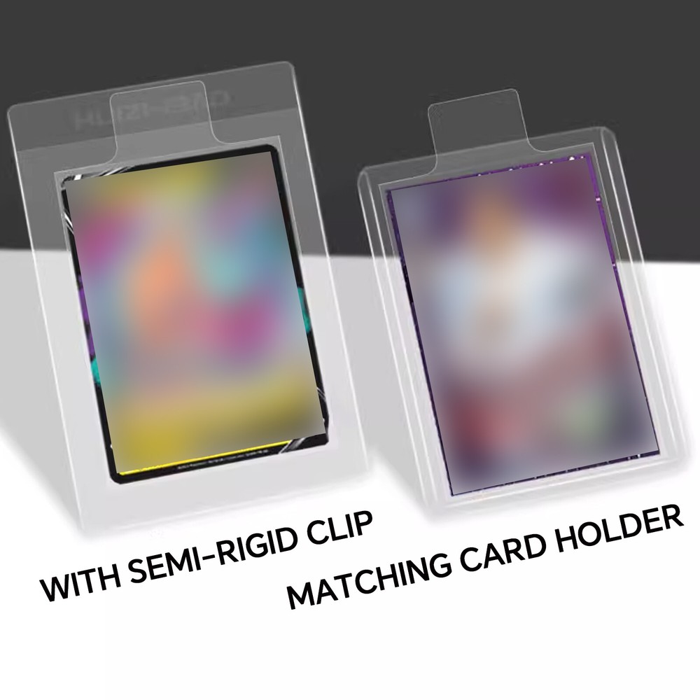 Pull Tab Sleeves Protector Case for Yugioh Card, Easy out from Holder Savers