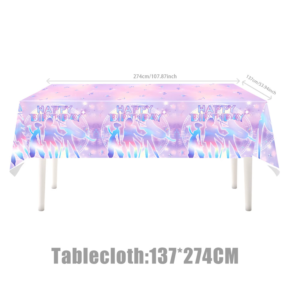 🎤✨ K-Pop Singing Group Inspired Birthday Party Tableware & Decor