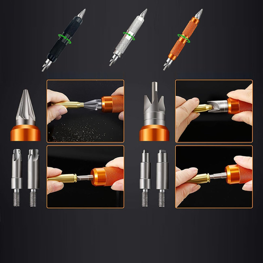 Case Prep Multi-Tool, Fits Case .17-.45 Caliber, Case Chamfer Deburring Hand Too