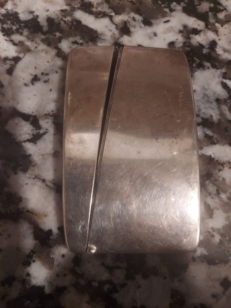 Sterling Silver Walker & Hall Calling Card Case 44 Grams
