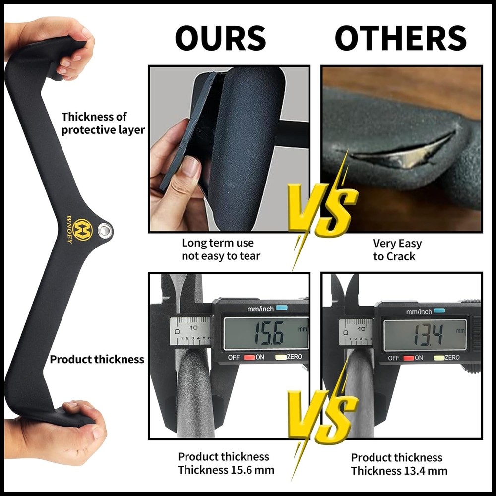 LAT Pulldown Bar Attachment Tricep Back Handle for Cable Machine Home Gym