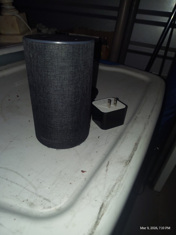 Amazon Echo (2nd Generation) Smart Assistant - Charcoal Fabric