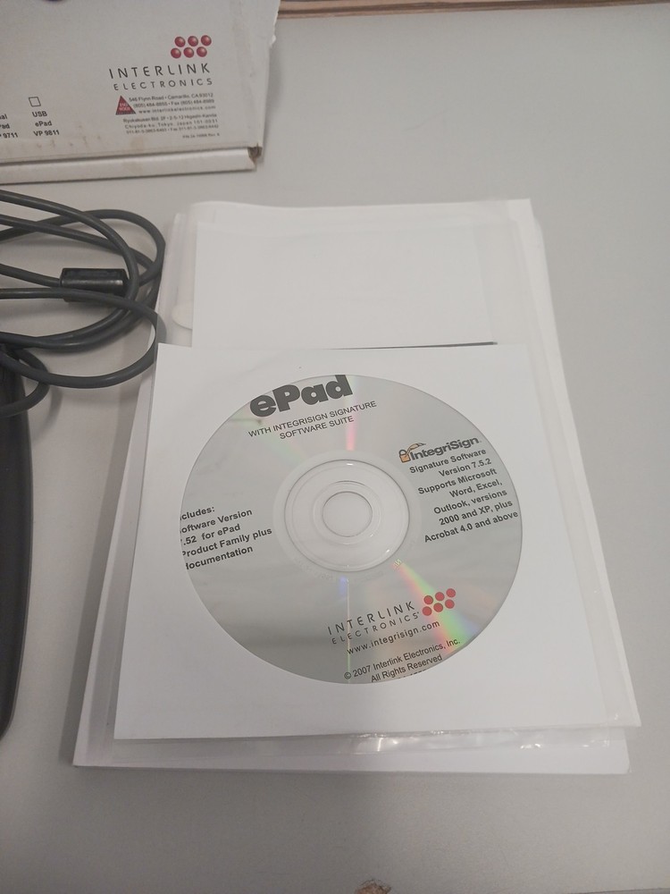 ePad USB VP 9801 Signature Pad