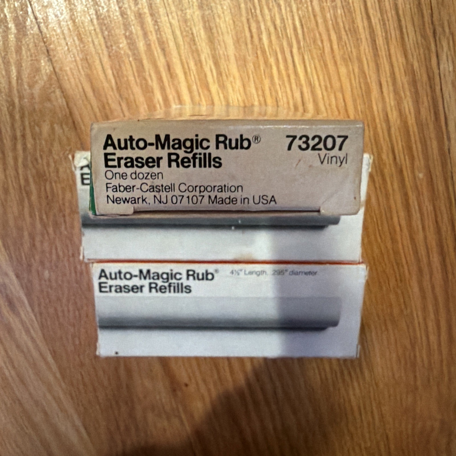Faber Castell Auto-Magic Rub Eraser Refills- 12 pack, # 73207, VINYL 4 1/2