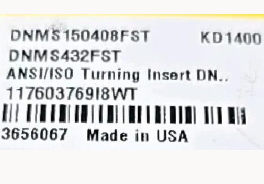 1 PCS  ORIGINAL  INSERTS       DNMS150408FST KD1400