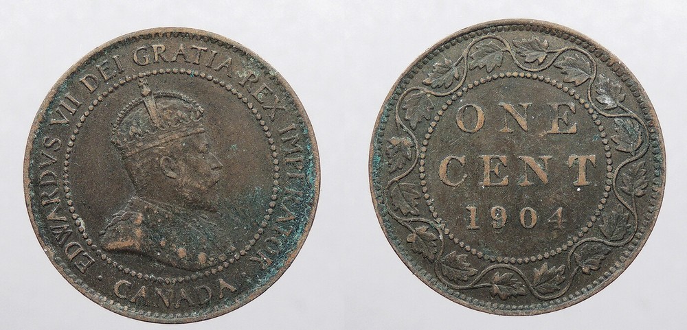 CANADA 1904 Cent Victoria #WC102287