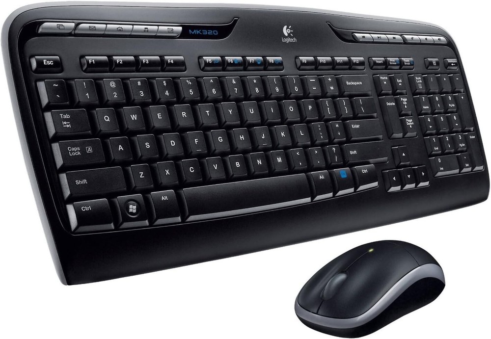 Logitech Wireless Desktop MK320 Keyboard, Mouse & Dongle Brand New Open Box