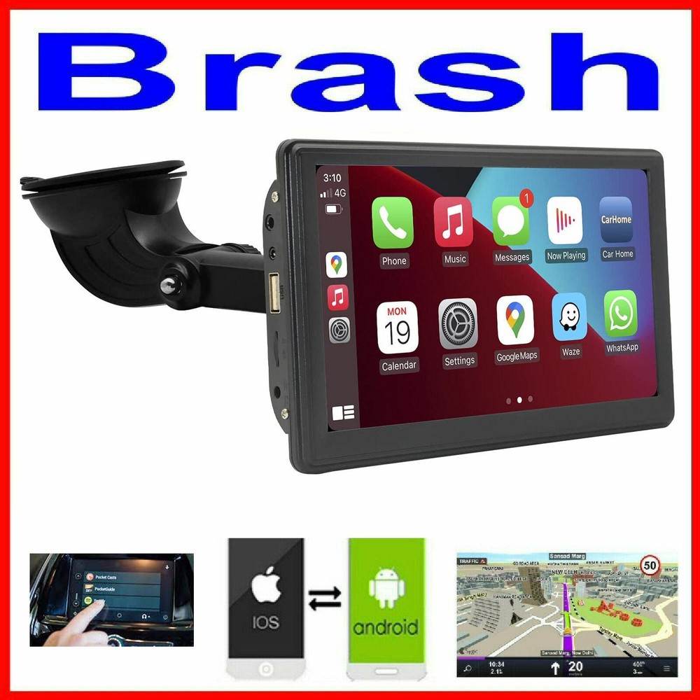 PORTABLE 7" WIRELESS CARPLAY / ANDROID AUTO REVERSING CAMERA SUITS ALL MG
