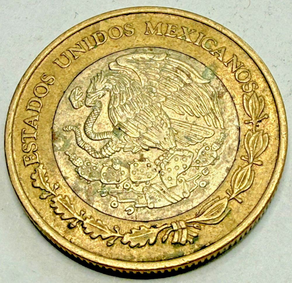 Mexico 2012 10 Pesos Coin