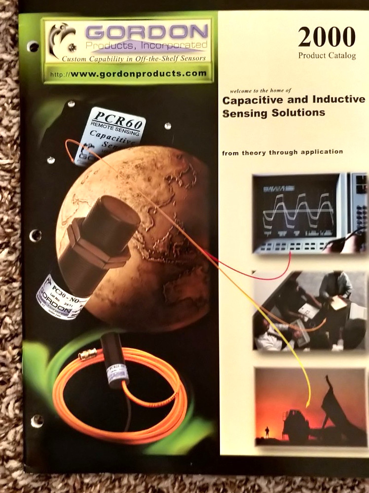 2000 GORDON Products Incorporated CATALOG  Capacitive and Inductive Sensing  C4