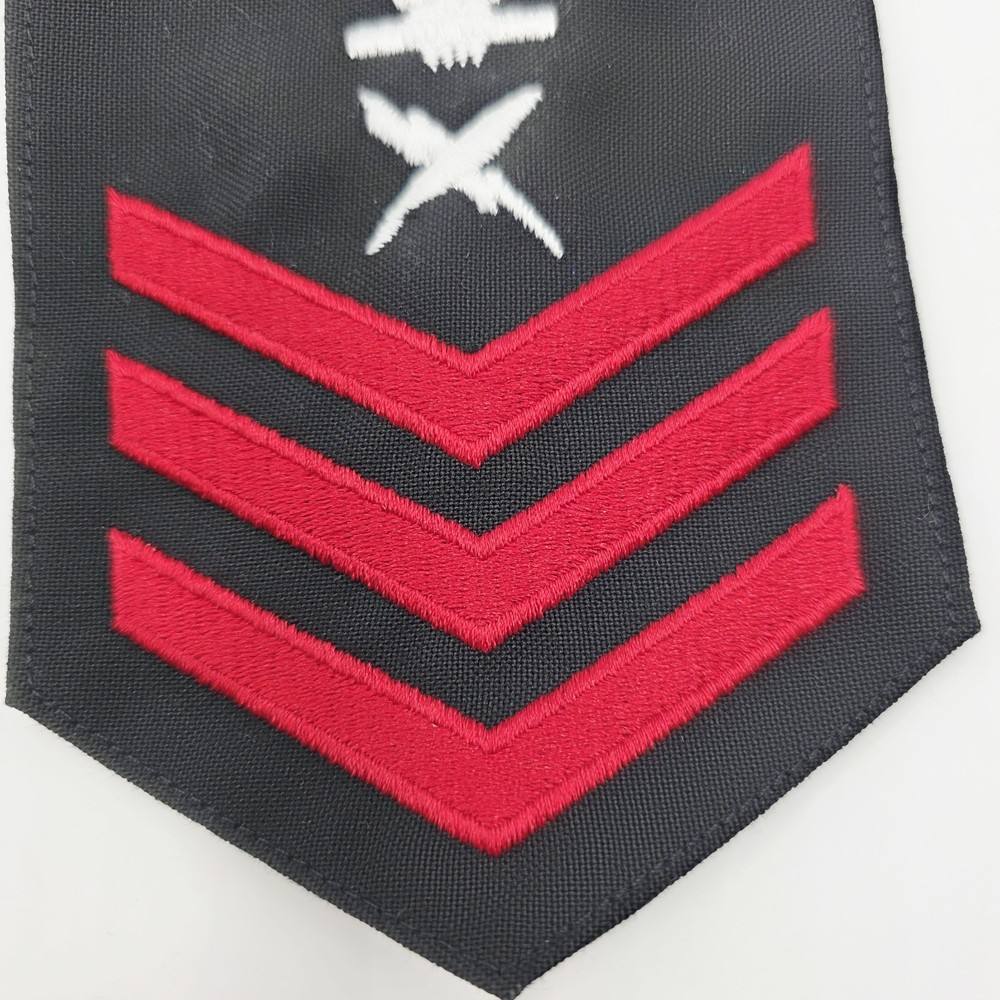 2 US Navy PO First Class E-6 Rate Cryptologic Technician Military Felt Patch
