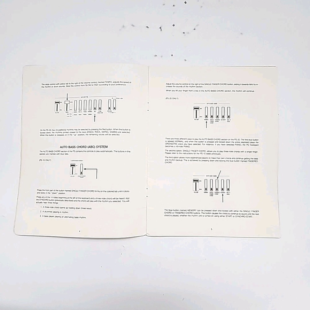 Yamaha Portable Keyboard Playing Guide 1981 Paperback Booklet