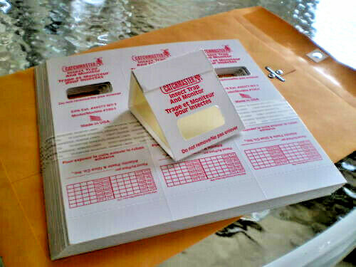 Insect Bug Roach Spider Sticky Traps Qty 54