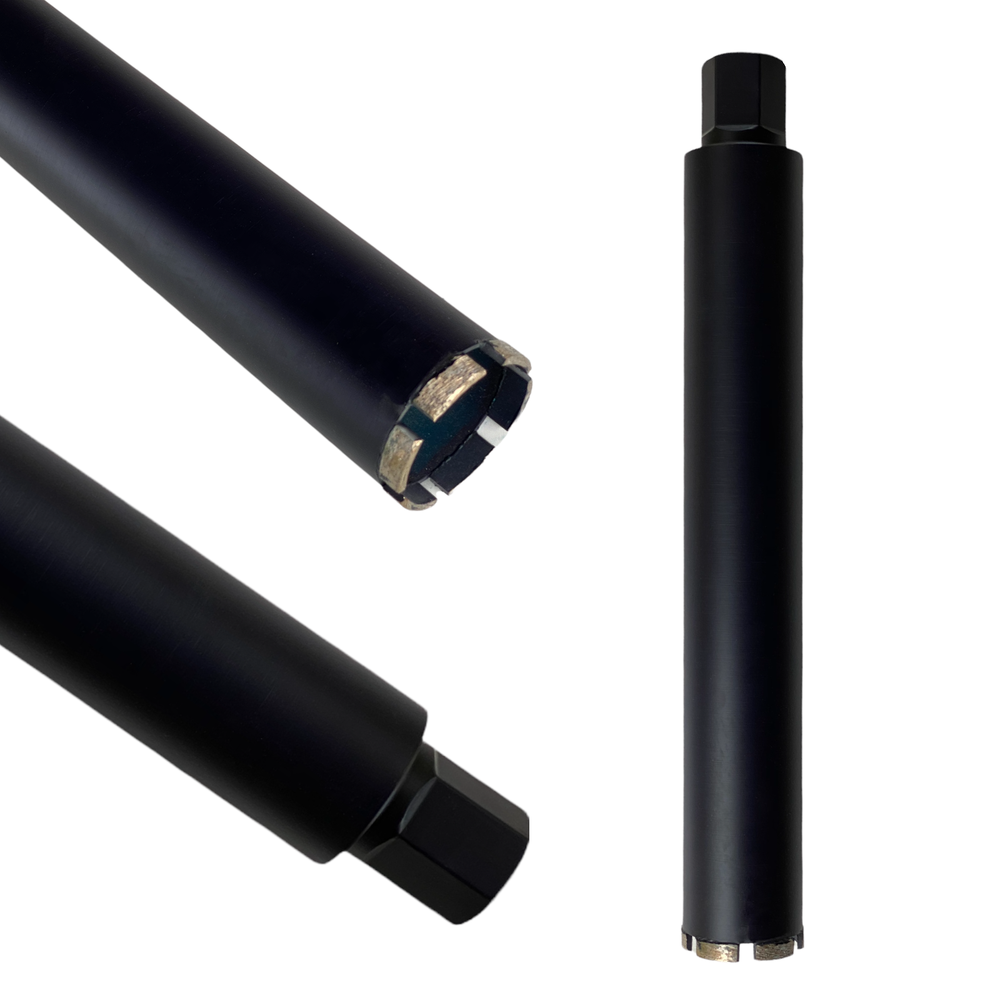 2-1/2" Wet Diamond Core Drill Bits Cut Concrete Asphalt Bricks 1-1/4-7 Thread