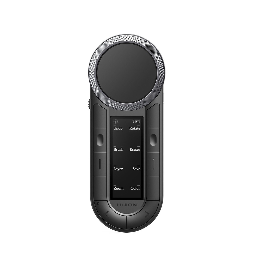 HUION Keydial Remote Bluetooth 5.0 Programmable Keypad OLED Display Macro Keypad