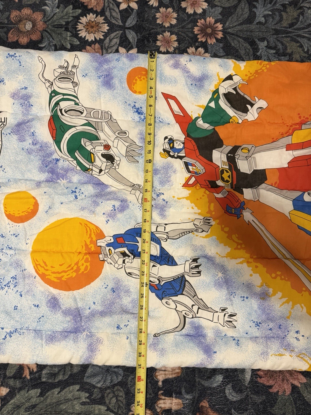 Vintage 1984 Voltron Sleeping Bag World Events Productions W.E.P. 1980's Slumber