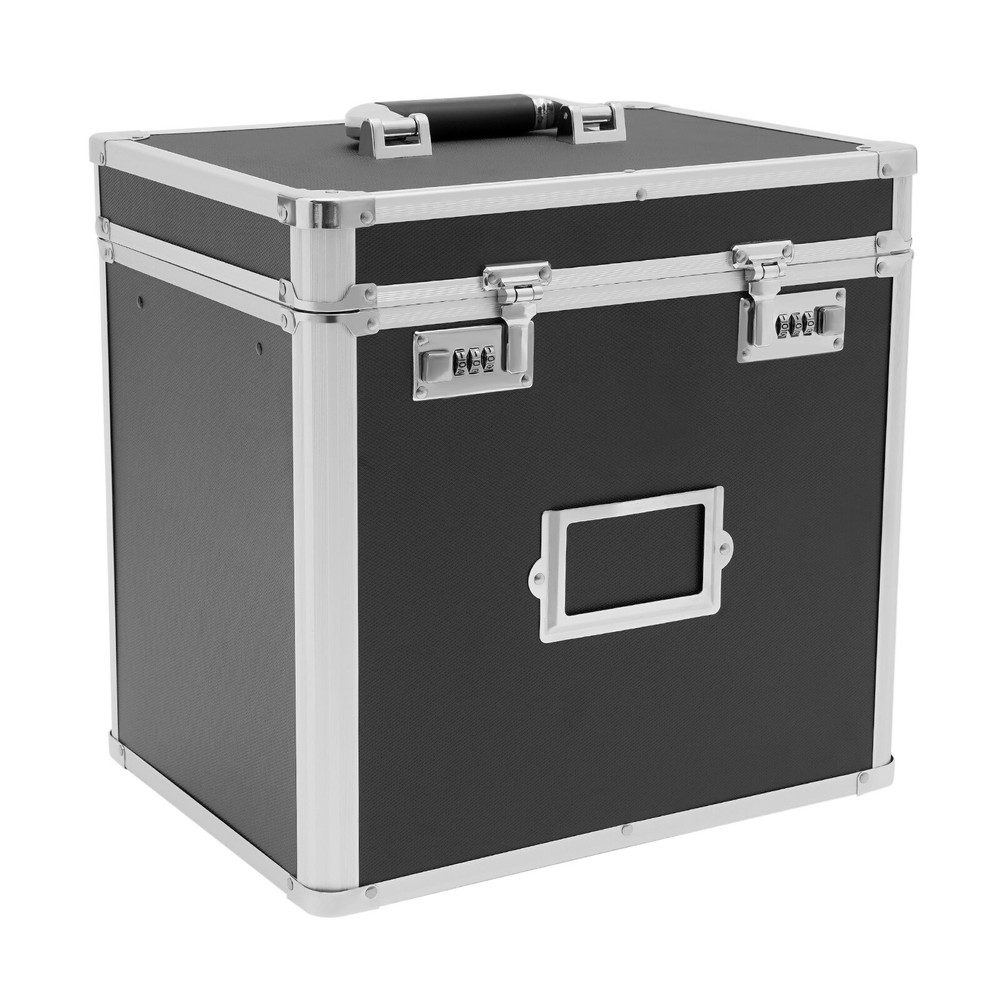 Fireproof Document Box with Lock File Storage Organizer Box Waterproof Safe Box